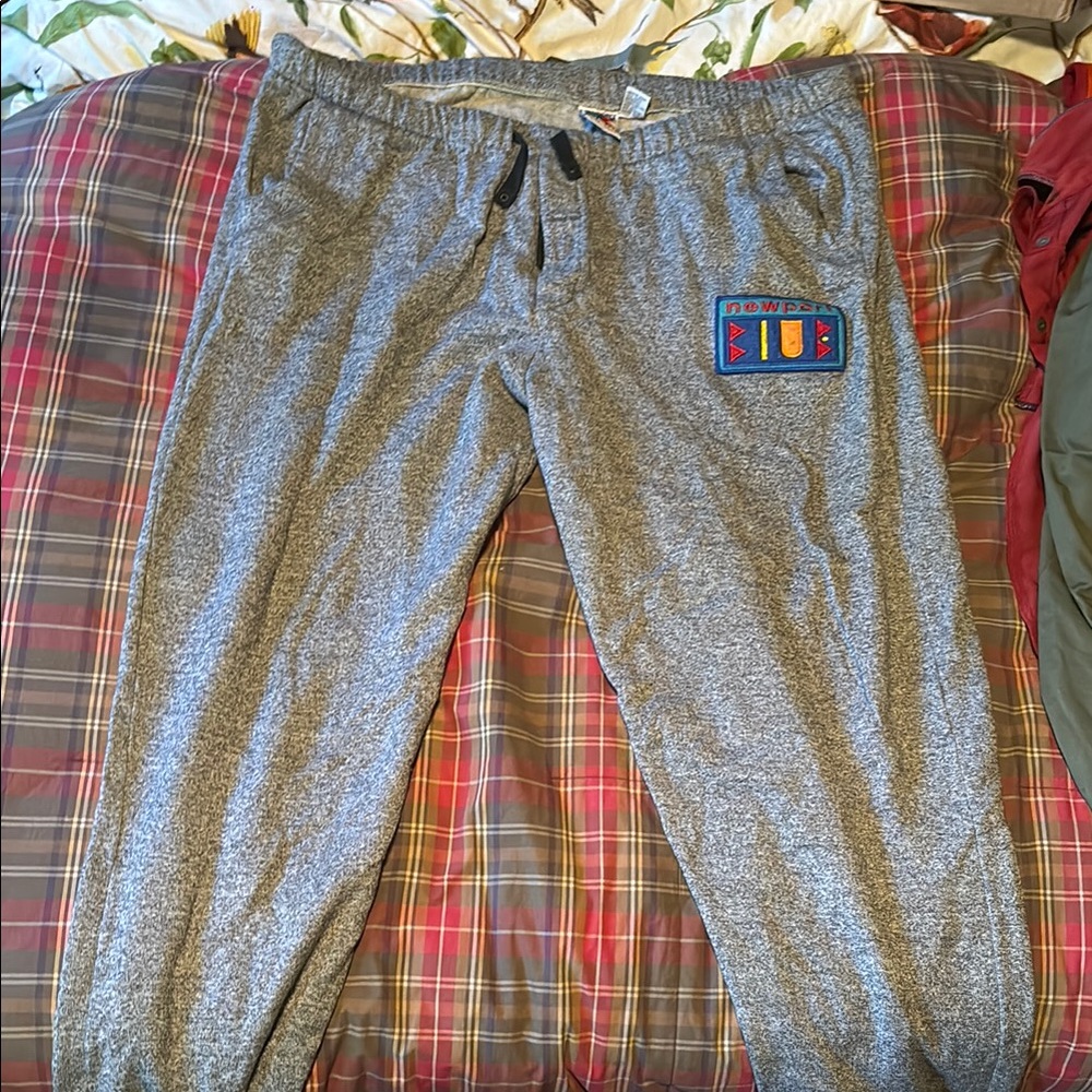 Gray Joggers with Elastic Waistband